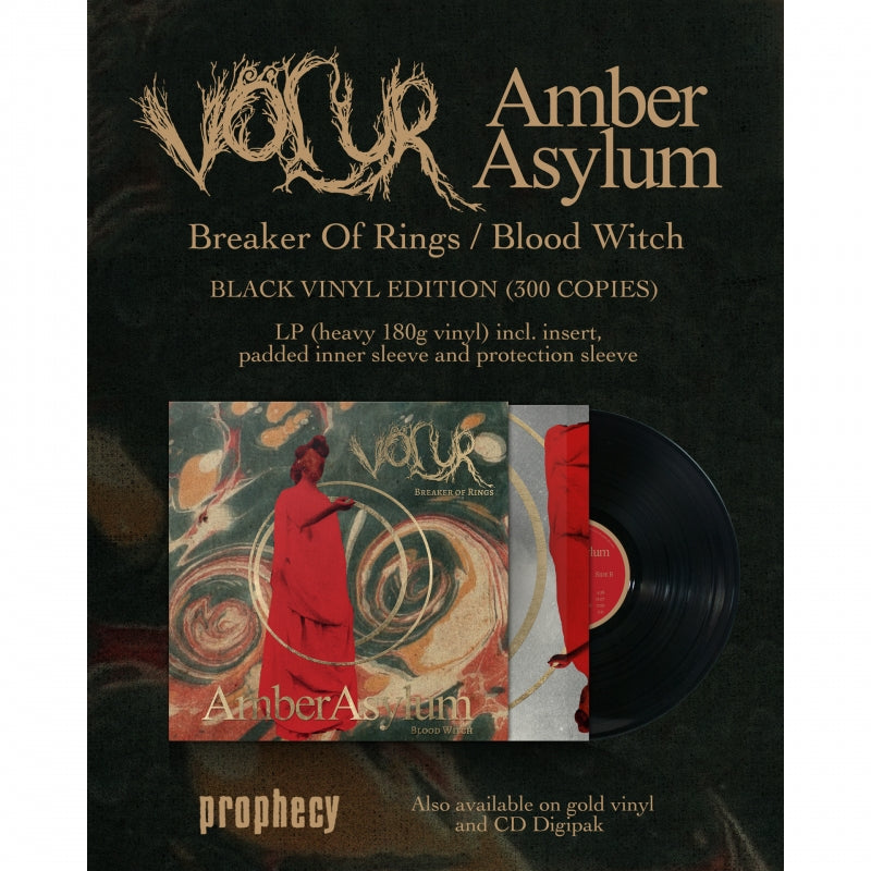 Völur - Breaker Of Rings / Blood Witch (Völur / Amber Asylum) 12" Vinyl LP